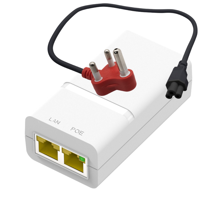 Procet Gigabit 24V 15W PoE Adapter + Cable